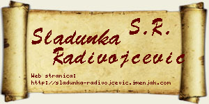 Sladunka Radivojčević vizit kartica